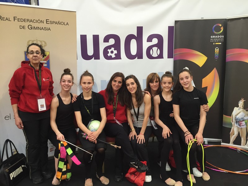 La Selección Navarra de Gimnnasia Rítmica hace historia en la Copa de La Reina